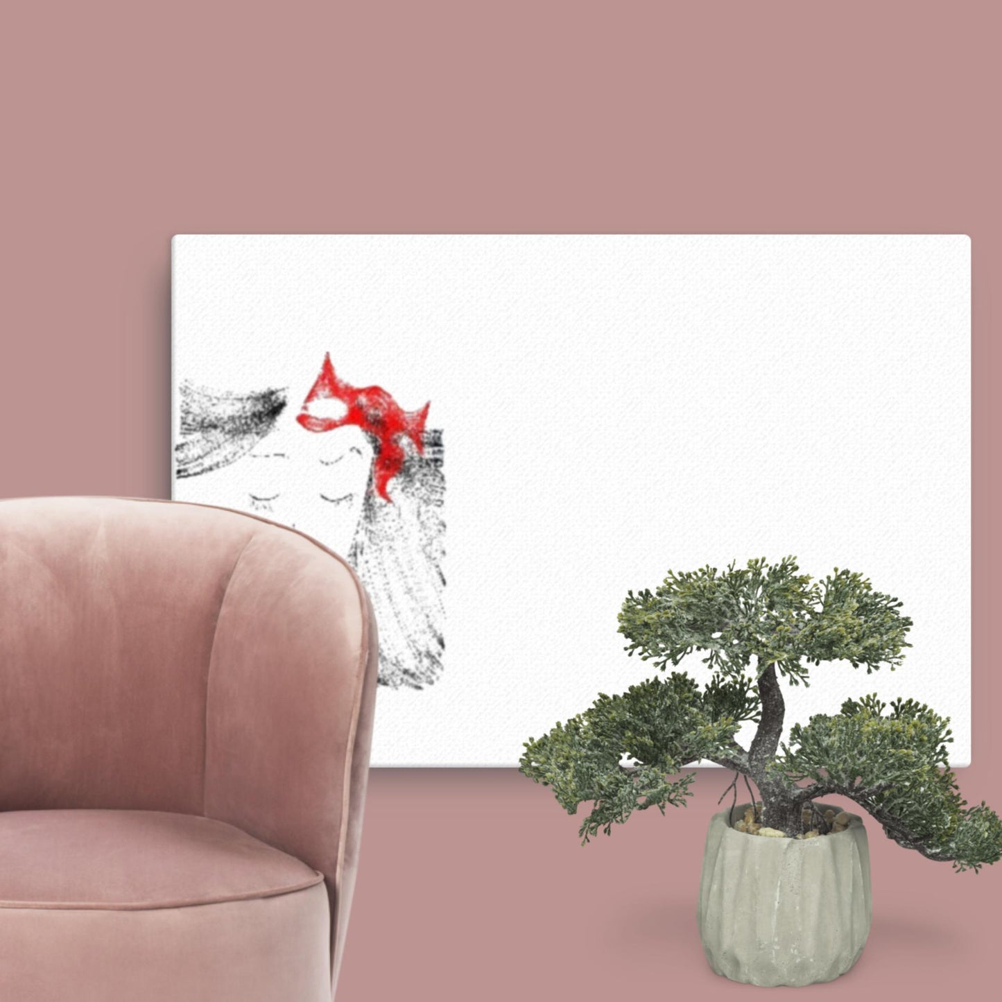 "Color My Love" Canvas