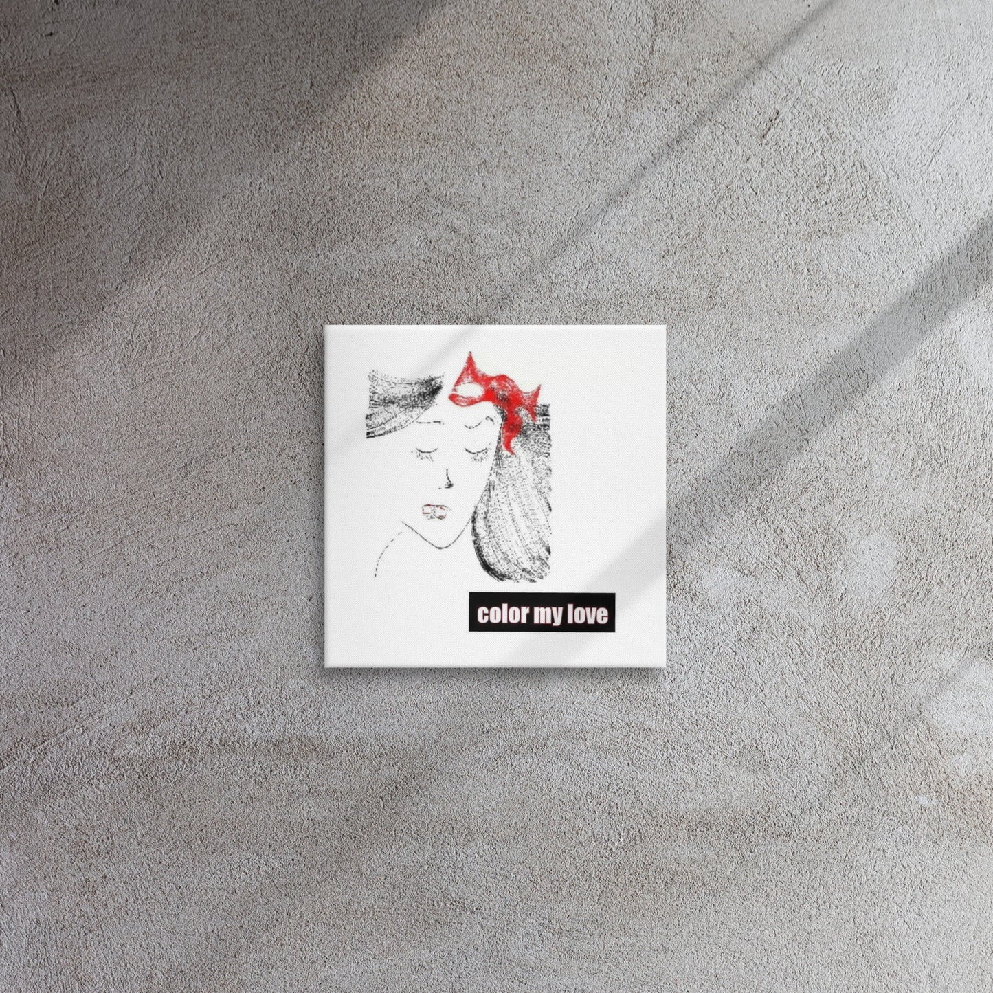 "Color My Love" Home/Office Thin Canvas