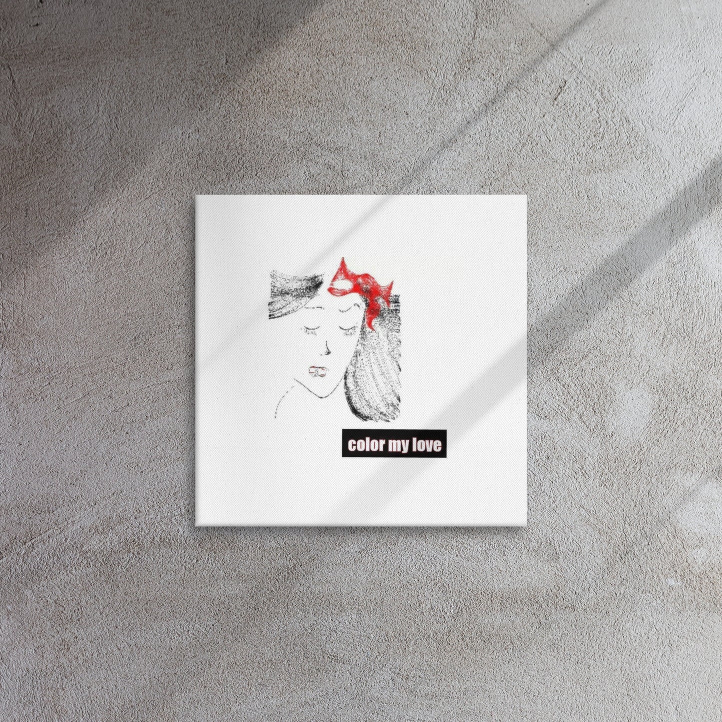 "Color My Love" Home/Office Thin Canvas