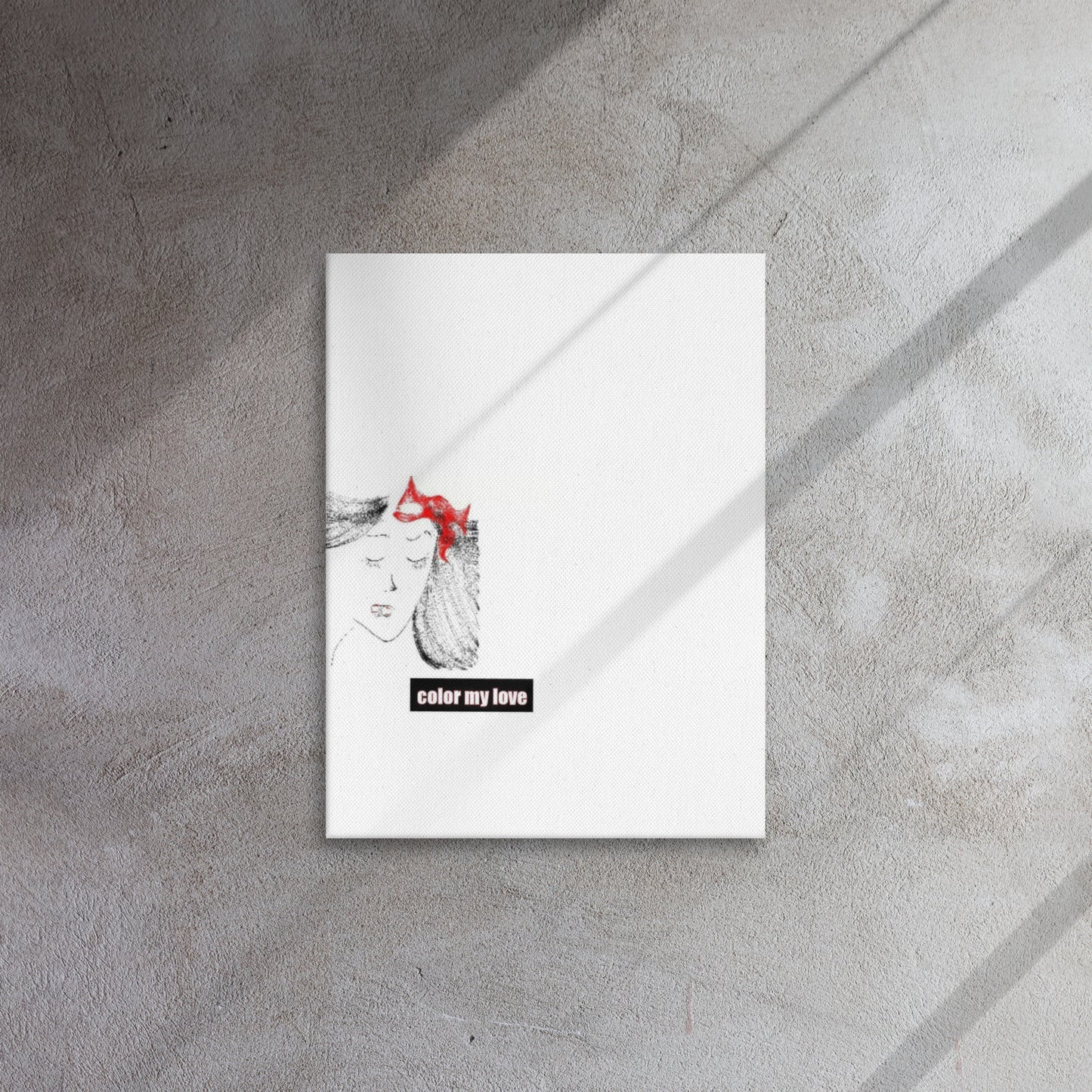 "Color My Love" Home/Office Thin Canvas