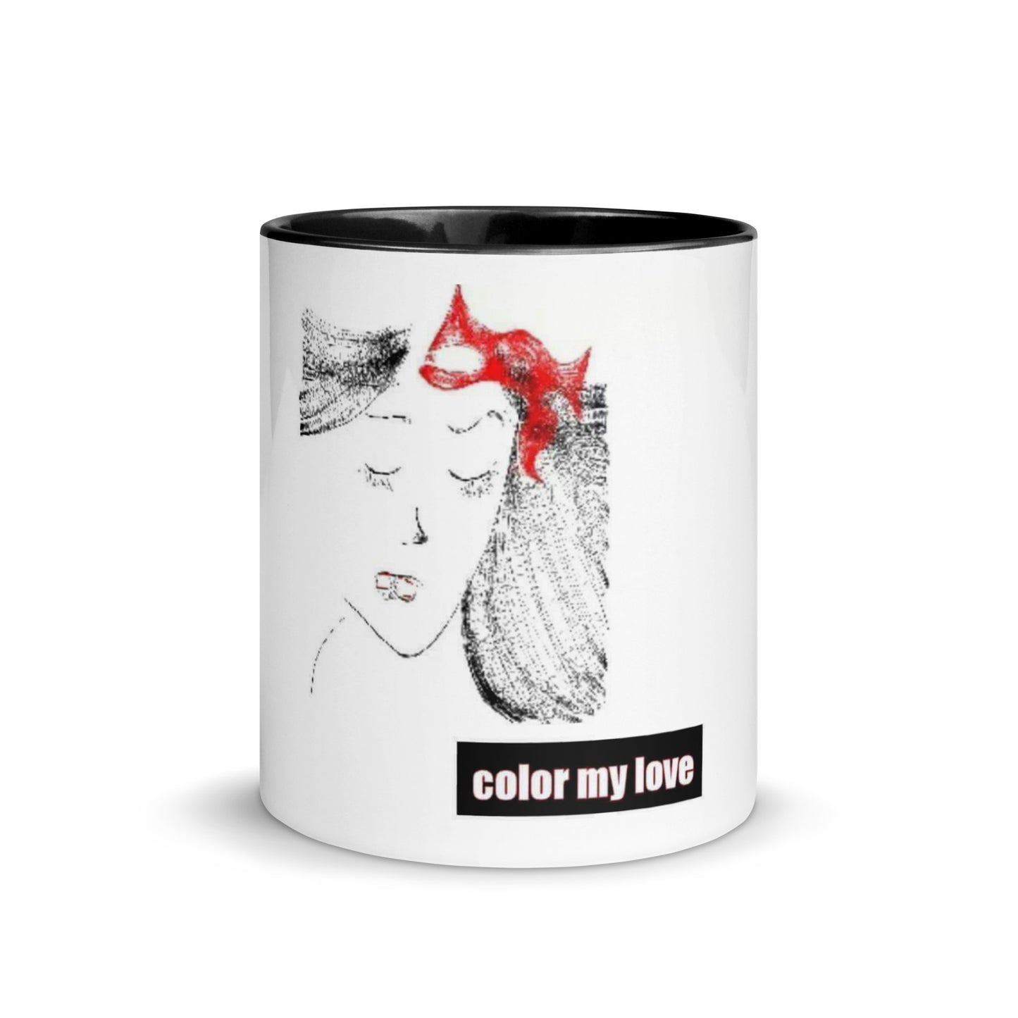 "Color My Love" Mug with Color Inside